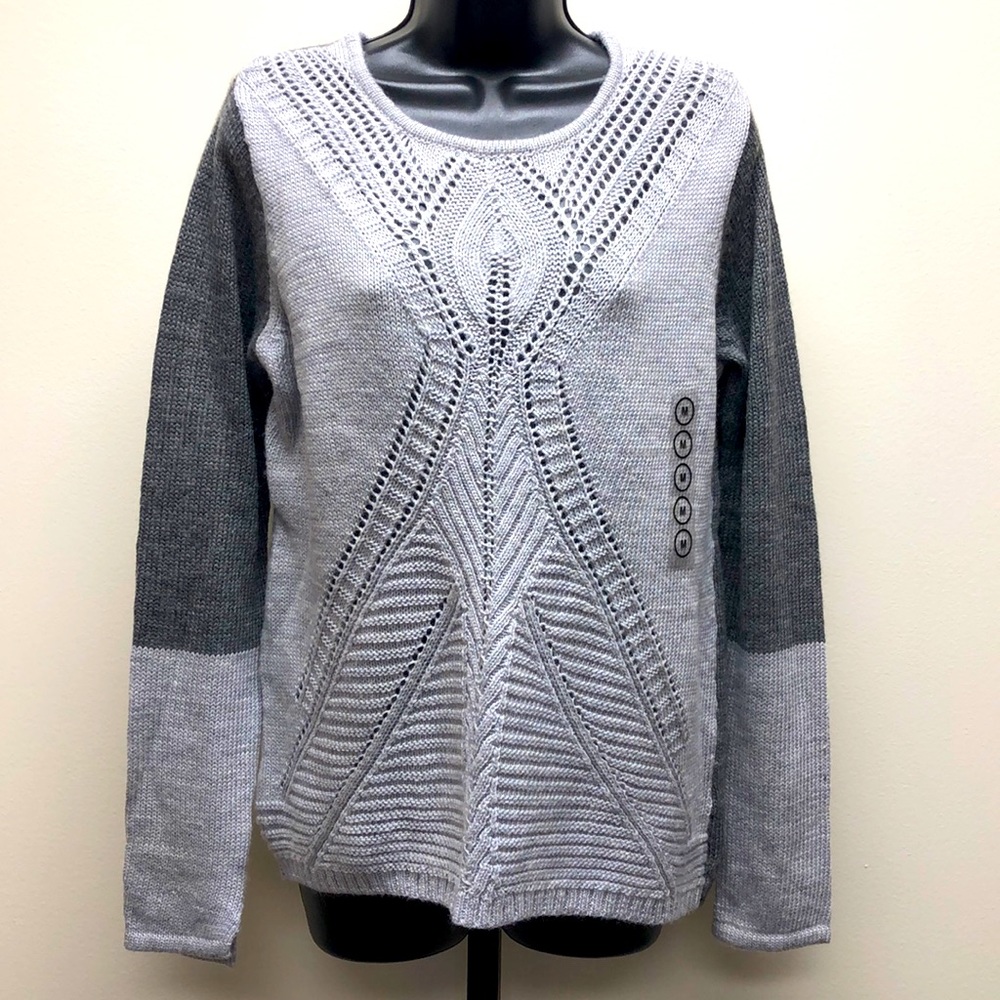 Natural Reflections Color Block Sweater